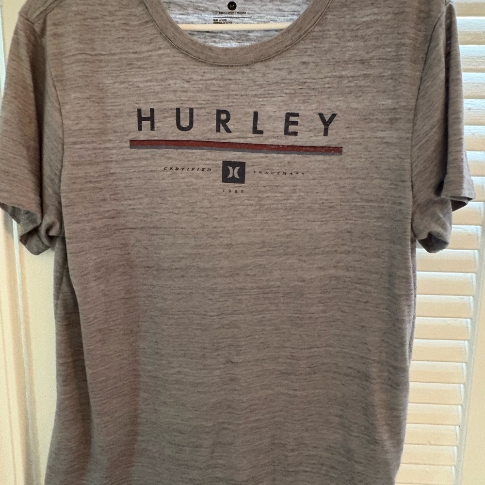 Hurley Heather Gray Short Sleeve Tee